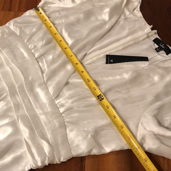 NWT Lulus white satin jumpsuit - Picture 13 of 16